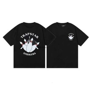 Trapstar New Fashion Bowling bedruckte Baumwoll-Kurzarm-T-Shirts für Männer und große runde Köpfe