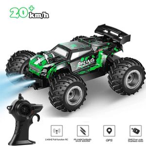 118 RC-Auto, elektrisches Hochgeschwindigkeits-OffRoad-Fernbedienung mit LED-Licht, 24 G, 40 km/h, Driftspielzeug für Jungen, Kinder und Erwachsene, 240106