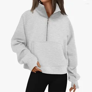 Women's Hoodies 2024 Clothing Autumn And Winter Loose Coat Long-Sleeve Zipper Sweater