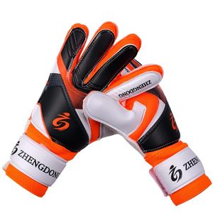 Luvas de goleiro luvas de futebol de látex grosso resistente ao desgaste antiderrapante impermeável luvas de futebol juvenil 240106