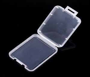 CF card double card small white box Protection Case Plastic Transparent Memory Storage Boxs3636838