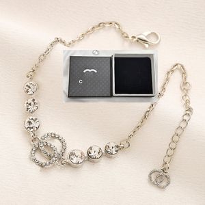 Bransoleta luksusowa projektantka oryginalna srebrna bransoletka z logo z pudełkową stemplem stłumią Wysokiej jakości bransoletka styl moda biżuteria ślubna