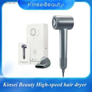 Hair Dryers KinseiBeauty High-speed hair dryer negative ion high-speed blow dry quickly free shipping Q240109
