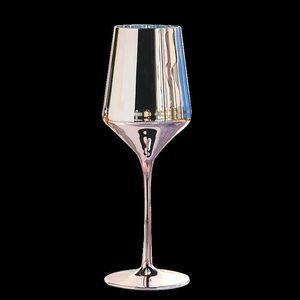 Vinglas Rose Golden Crystal Goblets Ving Glass Juice Drink Champagne Goblet Party Barware Dinner Water Home Decor Chic Luxury YQ240105
