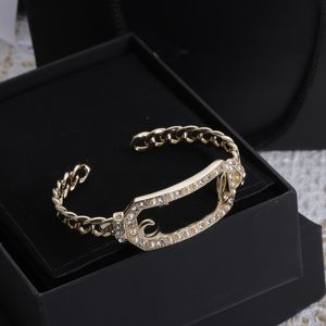 18k Gold Letter Bracelet Luxury Bangle Designer Lover Bracelet For Woman Bracelets Gift Fashion Jewelry