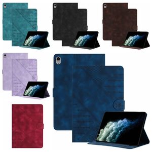 Imprint Butterfly Cases para Ipad 10.9 Pro 11 10.2 10.5 10.5 polegadas 5 6 7 8 9 Air air2 2 9,7 polegadas PU Linha Vertical Carteira de Couro Tablet Moda Cartão de Crédito Slot Titular PU Bolsa