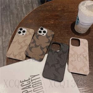 Luxurys Designers Leather Phone Cases For Iphone 15 Pro Max 14 13 12 11 Fashion Design Classic Back Cover Case Luxury Mobile Shell