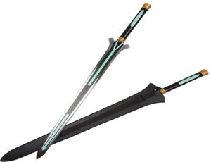 Kirito039s Sword Art Online Blade Metal Craft Home Decoration Ordinal Scale Movie Real Steel Leather Sheath Cosplay Propsfull 6139136