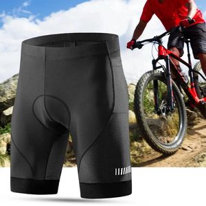 Pantaloni da corsa riflettenti corti comodi anti-UV skinny che assorbono l'umidità pantaloncini da bici assorbenti in tinta unita per il ciclismo
