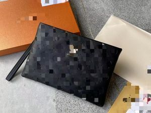 Borsa portadocumenti di grande capacità con pochette da uomo classica alla moda 28 * 19