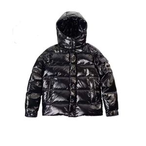 Piumino invernale classico di lusso Monclairjacke di design casual da uomo, unisex, nero. Giacca comfort Maya in piumino bianco caffè con lavaggio pesante