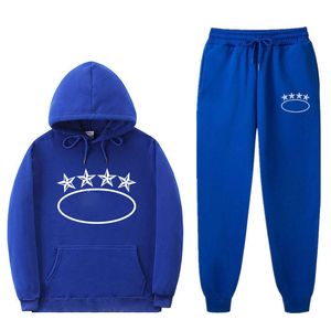 Cortize moletom com capuz masculino, moletom de carga hip hop algodão diabo ilhas terno com capuz jaqueta calças para homens mulheres vetements 489