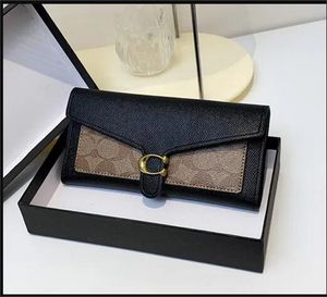 2024 Högkvalitativ plånbokväska Designer Kvinnor Luxury Flap Coin Purses Cardholder Woman Handbags Mens-1