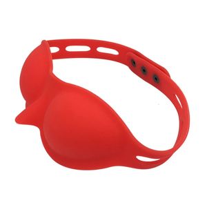 BDSM Bondage Maschera per gli occhi in silicone Benda Fetish Giochi di ruolo Restrizioni stimolano Giochi per adulti Giochi di sesso erotico Giocattoli sessuali per coppie 240109