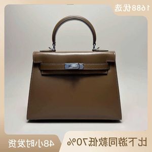 Kaily New Box Glossy Cowhide第2世代のバッグ19シルバーバックル本革の片方の肩を運ぶクロスボディ汎用ミニ