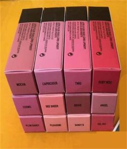 Upuść wysokiej jakości makijaż matowe pomadki STATKIT 12 Kolor Nowe makijaż usta Luster Lip Gloss Liquid Lipstick 45G9584669