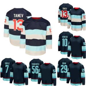 2024 Winter Classic Hockey Jerseys Home Deep Sea Blue Premier Kraken Grubauer Grubauer Gourde Tanev Jersey Tops Dropshipping Dhgate Yakuda