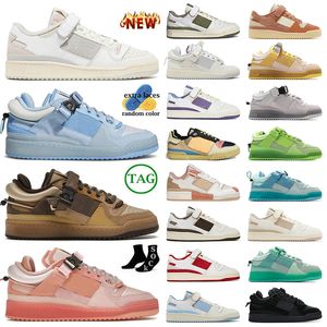 Original OG Platfome Forum 84 Bad Bunny Designer Shoes Offes Black White Cloud sist Forums Back To School Pink Easter Egg Blue Tint Men Women loafer Sneakers