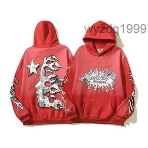 Hellstar Sportsuit Homens e Mulheres Designer Hoodie Calças de Manga Longa Pulôver Rua Hip Hop Retro Alfabeto Impressão Alto Cinza Azul Vermelho Hell Star Hoodies CvEK5EK51