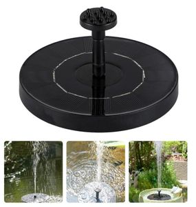 Garden Water Pump Power Pool Panel Kit Floating Mini Solar Fountain Pond Home Decoration Outdoor Bird Powered Waterfall3246355