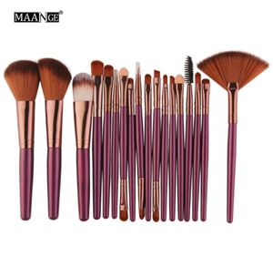 18st Makeup Brushes Tool Set Cosmetic Powder Eye Shadow Foundation Blush Blending Beauty Make Up Brush Maquiagem3296323