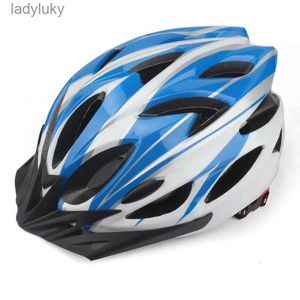 Caschi da ciclismo Cappello da mountain bike Casco da equitazione per bicicletta in un'unica forma Caschi maschili e femminili opzionali multicolori Abbigliamento protettivoL240109