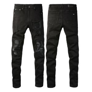 SS24 M5200 Mens jeans Brand Skinny Slim Fit Washed Coating material Luxury Denim Elastic Motorcycle Men Original TOP Designer SZ28-40