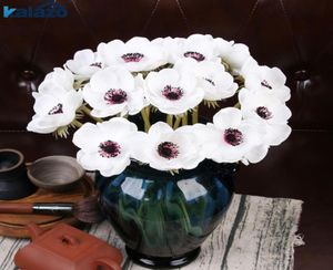 2020 Modern Anemone Real Touch Artificial Flower Wedding Bridal Rose Bouquet Pography Props for Garden Ornament Home Decoration4771917