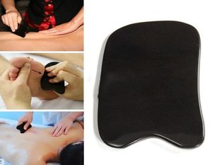 Massage Black Cure Gua Tool Sha Natural Healthy Buffalo Horn Guasha Board1833064