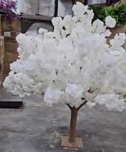 Arranjo de flores de casamento suporte artesanal floral mesa de seda artificial flor branca peça central pedestal suporte 254