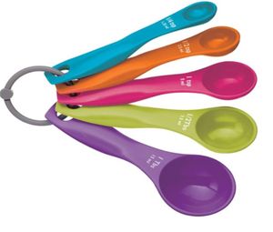 5pcslot Measuring Spoon Set With Scale Food Grade Measuring Kitchen Baking Cooking Tool Mini Kit WX97778069547