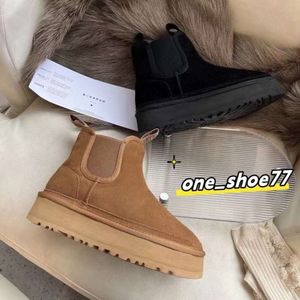 Neumel Platform Zip Boot Classic Chelsea Boot Mini Snow Boots Ultra Women Australia Australian Tazz Tasman Winter Warm Päls Booties