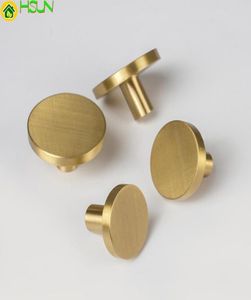 Round Brass Dresser Knobs Drawer s Handles Cabinet Door Knob Handle Antique Rustic Kitchen Hardware 4998935