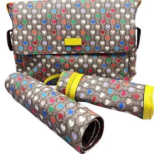 10A Quality New Arrivals of Baby Diaper Bag Designer Waterproof Mom Travel Bag 3 Sets Diaper Bag Baby Zipper Brown Gram Pink Plaid Letter Pattern A7