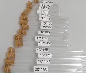 Plastikowa rurka testowa z korkiem 4 -calową 15x100 mm 11 ml przezroczysty pakiet zatwierdzony przez korka o stopniu spożywczym 100 wszystkich rozmiarów dostępnych w naszym ST6523494
