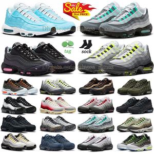 Cortez Contiez Cargo Corteizs 95 Tênis de corrida 95S Baça rosa OG neon triplo preto e branco Universidade da Marinha Blue Gananciosa 3 3.0 Og Ferro Cinza Mens Olive Treinador