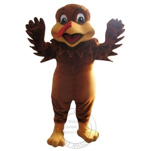 Halloween Adult size Turkey mascot Costume for Party Cartoon Character Mascot Sale free shipping support customization