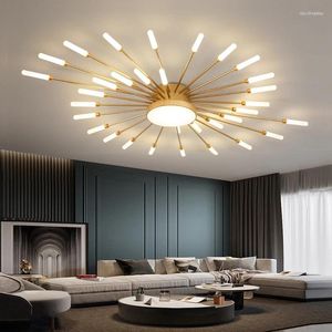 Plafoniere Nordic Lustre Led Light Luxury per soggiorno sala da pranzo camera da letto cucina decorazioni per la casa illuminazione lampadari lampade