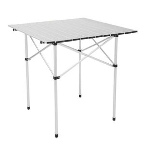 Bärbar vikning campingbänk aluminium inoutdoor picknickfest matbord2168936