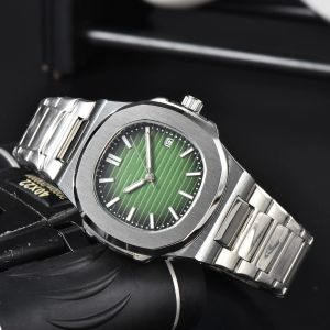 デザイナーメンズリストウォッチ自動機械式時計高品質5711ブティックスチールストラップデザイナーメン用の卸売時計ダイヤモンド