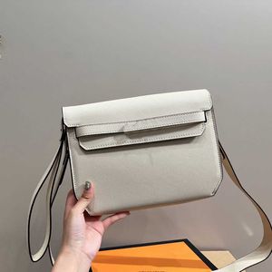 Women Leather Shoulder Bags Depeches Clutches Envelope Messenger Bag Sling Purses And Handbags Luxury Cow Skin With Two Long Belts 240115