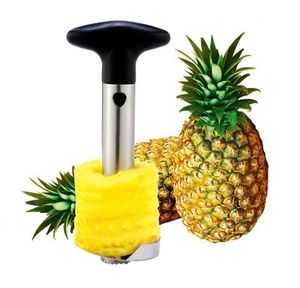 Ferramentas de frutas aço inoxidável abacaxi descascador cortador slicer corer casca núcleo faca gadget cozinha suprimentos eed61131352063