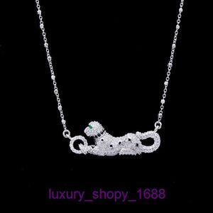 Car tires's Love necklace designer for women Net red jewelry dark same leopard Necklace 925 Sterling Silver full diamond clavicle With Original Box