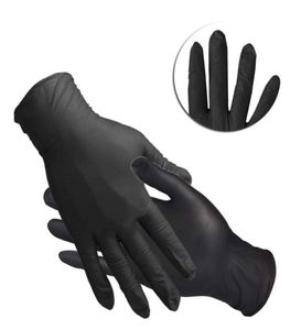 100Pcs50 Pairs BlueBlack Home Disposable Hair Coloring Latex Gloves Cooking gloves Universal House cleaning Tattoo Glove Tools5096169