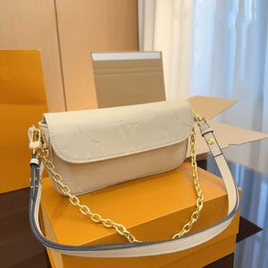 Top Luxury Handbag Designer New Mahjong Bag Chain Bag Women's Crossbody Bag Shoulder Bag Underarm Bag Evening Bag Solid Color Makeup Bag Wallet 22cm