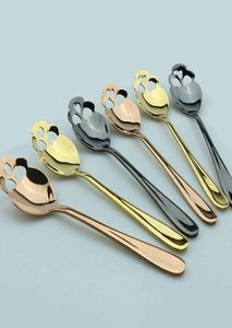 Sugar Skull Tea Spoon Stainless Steel Silverware For Tea Coffee Spoons Cutlery Tea Spoon 3 colors KKA81236113906