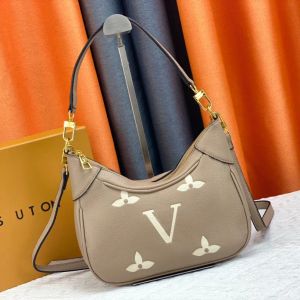 Högkvalitativ kvinnor läder tote emed axel designer handväskan baguette väskan satchel bagatelle väskor