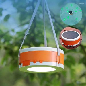 Portable Lanterns 2024 Rechargeable Waterproof Tent Lights Solar Camping Lamp String Hiking Emergency Light Outdoor Bulb