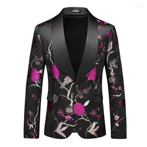 メンズスーツデザイナー服の豪華なスーツウェディングビジネスドレスコートメンファッションスリムブレザーコスチュームhommeビッグサイズ5xl 6xl