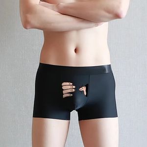 Fashion Creative Funny Men's Boxer Briefs Man Personality Printing Underpant Boxershorts Cartoon Breathable Sexy Panties Gifts 240109